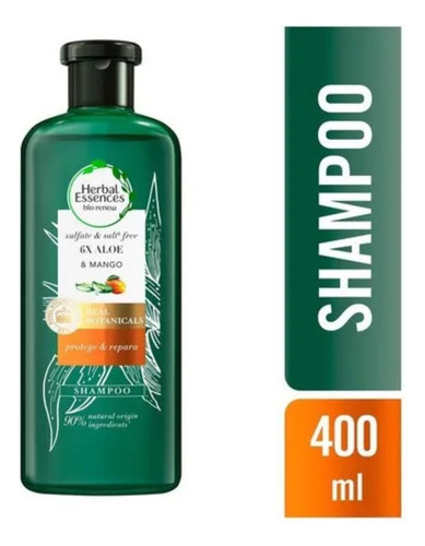 Shampoo Herbal Essences Bio Renew Aloe & Mango 400 Ml