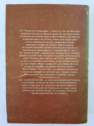 Años De Perro. Günter Grass.