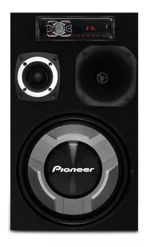 Caixa Trio Residencial Completa Bob Pioneer 12'' + Módulo Ts400 +