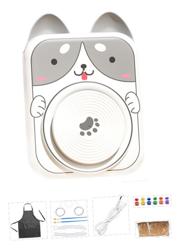 Juego De Torno De Alfarería Eléctrico Para Niños, Perro
