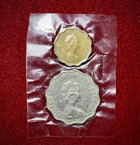 Lote X2 Monedas Hong Kong Elizabeth 2 Oferta Numisgam.