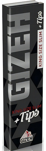 Sedas Gizeh Super Fino Pure King Size Con Tips Quemado Lento Sabor Sin sabor