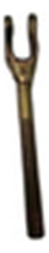 Tornillo Con Horquilla Largo 11 Cm. Rosca 8 Mm