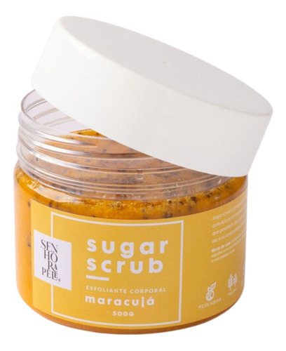  Esfoliante Corporal Sugar Scrub Maracujá 500g - Senhora Pele