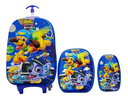 Kit Mochilete Infanti Com Rodinhas