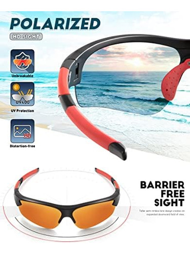 Gafas De Sol Polarizadas Deportivas Anyluv Para Hombres Y Mu