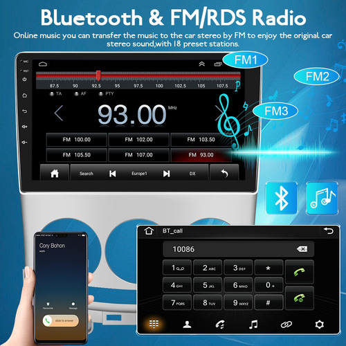Zk Autoestéreo Android 11 De 9in Carplay Para Mazda 5
