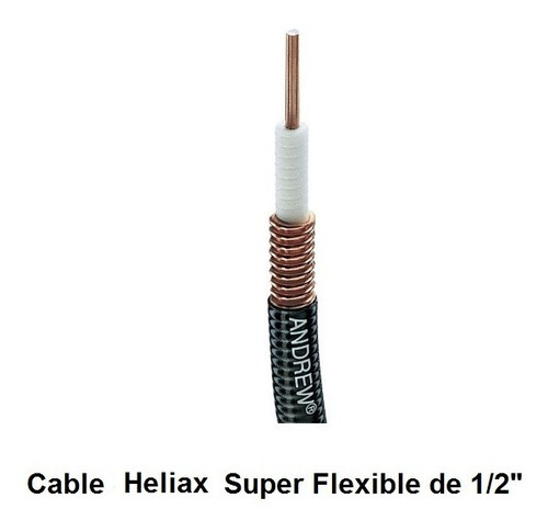 Cable Heliax Super Flexible De 1/2 
