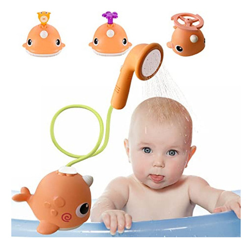 Juguete De Baño For Bebés Con Cabezal De Ducha Y 3 Cabezale