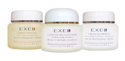 Kit  De 5 Productos  Cosmeticos  De Exel ,aptos Celiacos