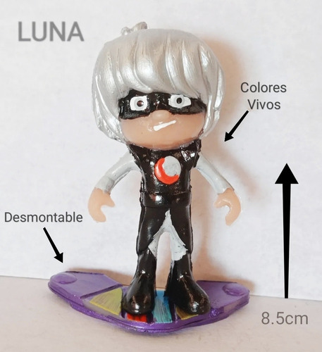Muñecos Héroes En Pijamas Pjmask 6 Personajes Y Accesorios