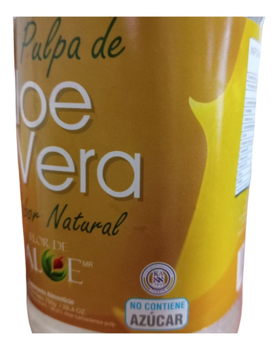 Aloe Vera En Pulpa Pack De Tres (flor De Aloe) 750 Gr.
