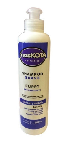 Shampoo Maskota Puppy/ Suavidad Para Cachorros. 300ml