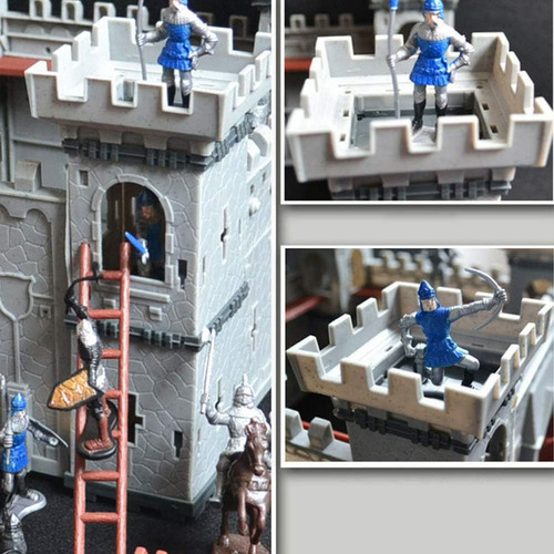 Figura De Accion Pxrje Castillo Medieval Knights Toy Army P.