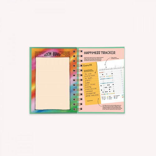 Imagen 2 de 6 de Agenda Pocket 2022 Semana Happimess Joyful Clouds