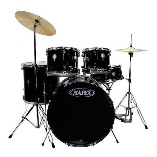Imagem 1 de 2 de Bateria Series Fusion Dark Black Completa Mapex Prodigy
