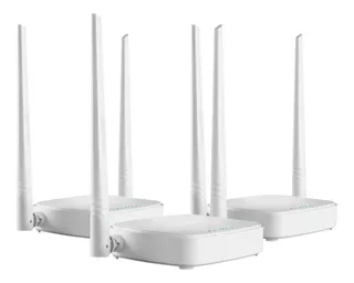 Kit 3 Router Access Point Repetidor Bridge Wisp Tenda N301