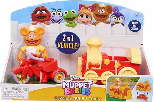 Muppets Babies Fozzie Oso Vehículo 2 En 1 Disney Junior