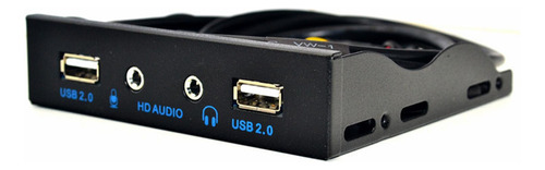 Panel Frontal Del Divisor Del Concentrador Usb 2.0 De 3,5