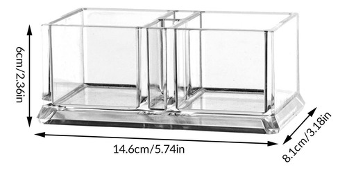 6 Elegante Soporte Transparente De Azúcar Para 6 Piezas