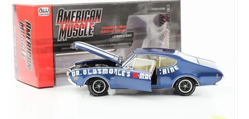 Oldsmobile 442 Dr, Auto World Escala 1/18 Azul