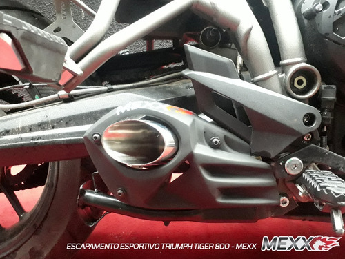 Escapamento Esportivo Triumph Tiger 800 Taylor Mexx Cod.166