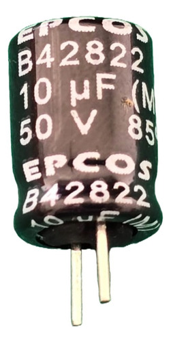 2x Capacitor Eletrolitico 10uf/50v 85° 8x12mm Bipolar