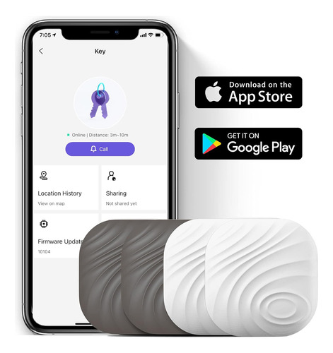 Localizador De Llaves, Localizador Bluetooth De Objetos C...