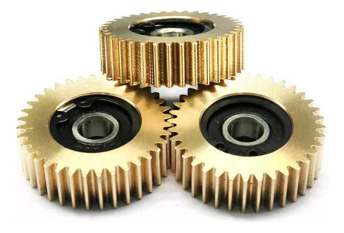 Engranaje De 3 Piezas De 38 Mm Con Cojinetes Accs Cubo De