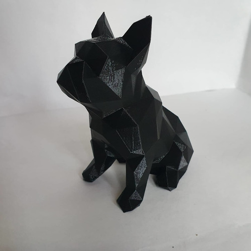 Bulldog Frances Poligonal 3d! Variedad De Colores!