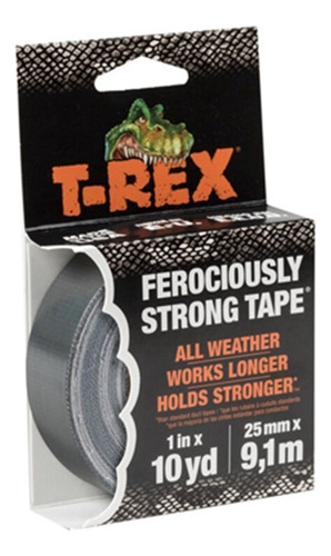 T-rex 241330 Gray Indoor & Outdoor Duct Tape 10 L Yd Cct