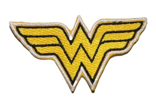 Parche (escudo) Bordado Termoadherible, Dc Wonder Woman