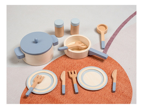 Juego De Utensilios De Cocina Simulados Para Cocina Infantil