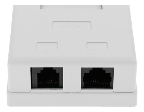 2x 2 Portas Cat6 Cat 6 Rede Rj45 / Caixa De Montagem Em