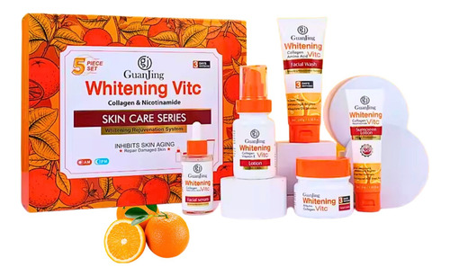 Kit Cuidado Facial - Guanjing Vitamina C + Niauciramida