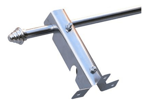 Soporte Para Cortina Doble 3un Metal