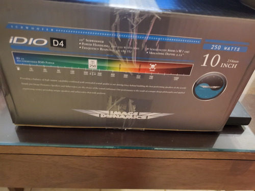 Subwoofer Image Dynamics Id10 10 Pulgadas Jl Kicker Pioneer Negro (Usado)