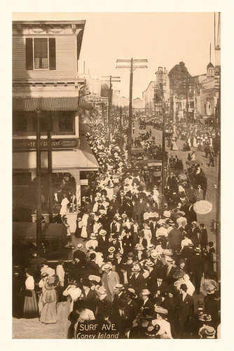 Vintage Journal Surf Avenue, Coney Island, New York, De Found Image Press. Editorial Found Image Pr, Tapa Blanda En Inglés