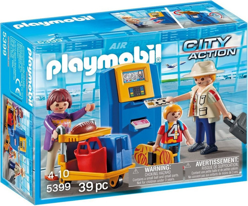 Playmobil 5399 Familia Check In Aeropuerto Original Intek