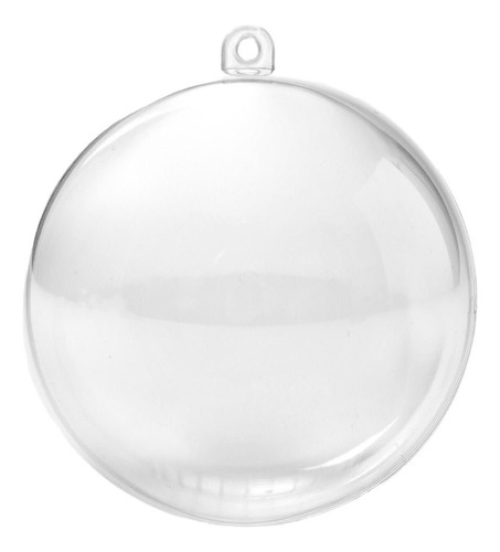 Esferas Acrílicas Transparentes 8 Cm. 5 Unidades