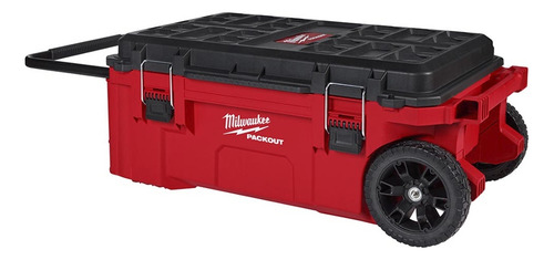 Caja De Herramientas C/ruedas Packout Milwaukee Color Rojo