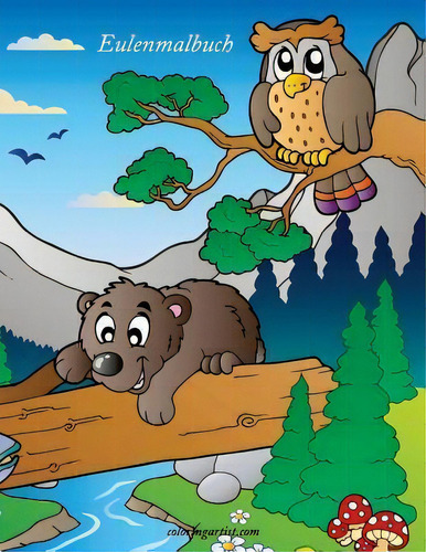 Eulenmalbuch 1, De Nick Snels., Vol. 1. Editorial Createspace Independent Publishing Platform, Tapa Blanda En Alemán