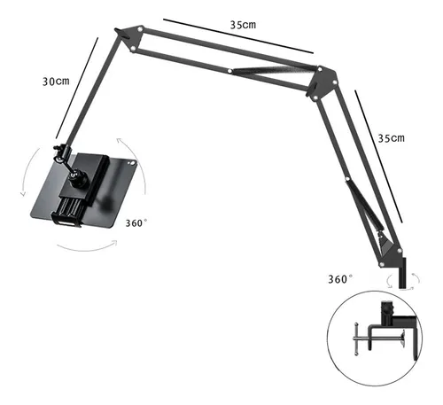360 Cama Ajustable Soporte Para Tableta Soporte Para Colgar