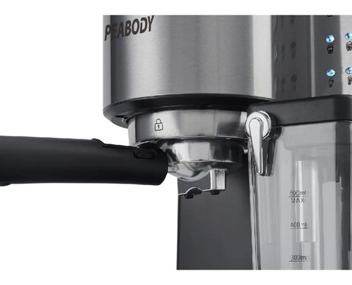 Imagen 4 de 8 de Cafetera Express Con Espumador 20 Bares Peabody Pe-ce5007ixn