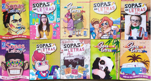 Pasatiempos Sopas De Letras Letra Grande Paquete 10 Revistas