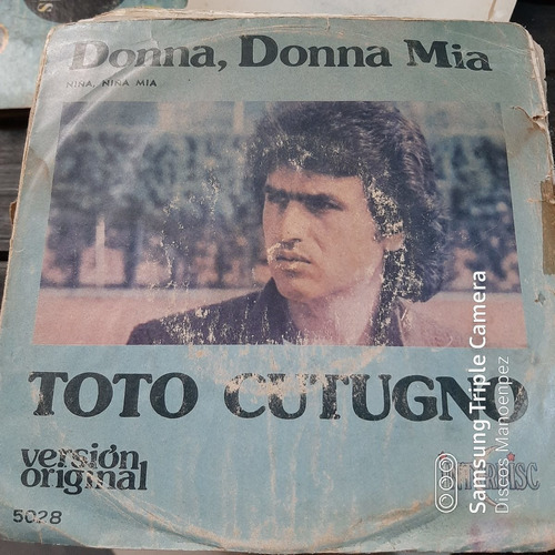 Simple Sobre Toto Cutugno Donna Donna Mia Interdisc C24