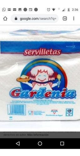 Bultos X 60 X60 Servilletas Cuadrada Pequeña Gardenia