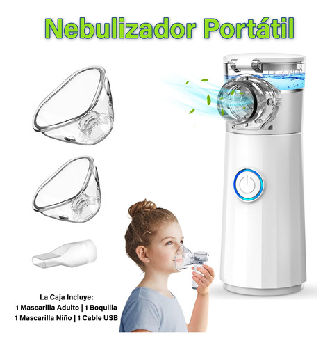 Nebulizador Portátil Usb Para Niños Y Adultos 