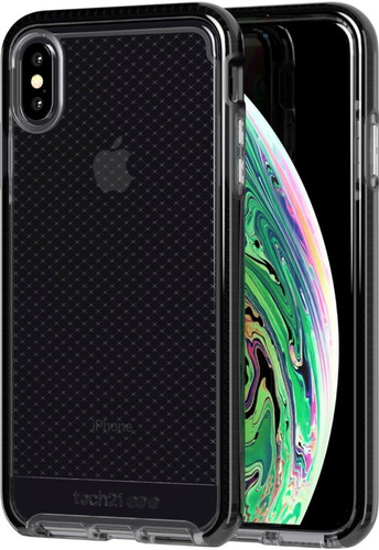 Case Tech21 Evo Check Para iPhone X / Xs 5.8 Smokey Black