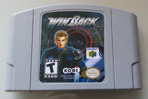 Win Back Covert Operations N64 Original Americano Winback